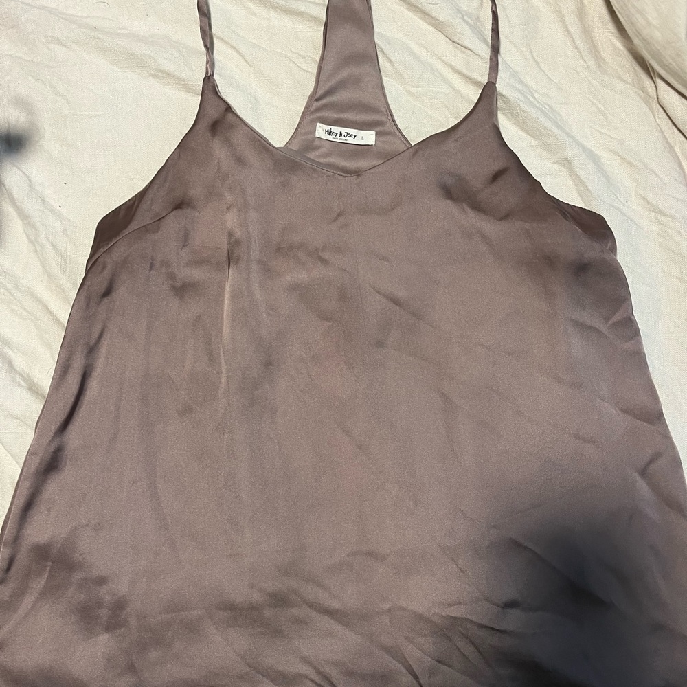 Mikey & Joey silky halter tank